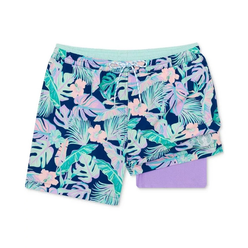 Chubbies Men's The Night Faunas Quick Dry 5-1/2"‎ Swim Trunks Size Small S